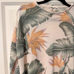 Show Me Your MuMu Pink and Green Crew Neck Top